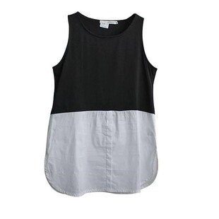 卫衣叠穿打底背心长秋冬2024中长款无袖裙内穿打底衫内搭衬裙遮臀