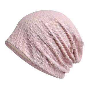 化疗后女士帽四季帽假发老年的术后空调帽遮白发头巾光头帽月子帽