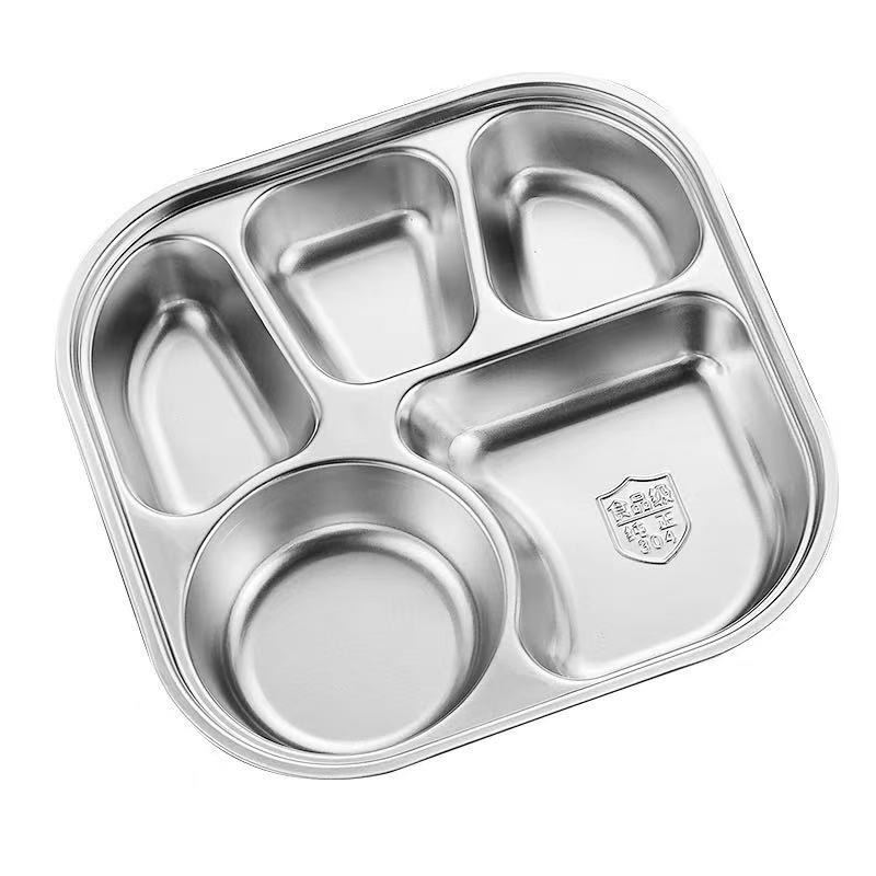 成人学生分格快餐盘食堂分餐盘