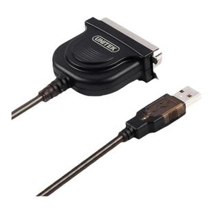 优越者USB转并口打印线转接器1.5米1284连接打印机接口电脑转接头