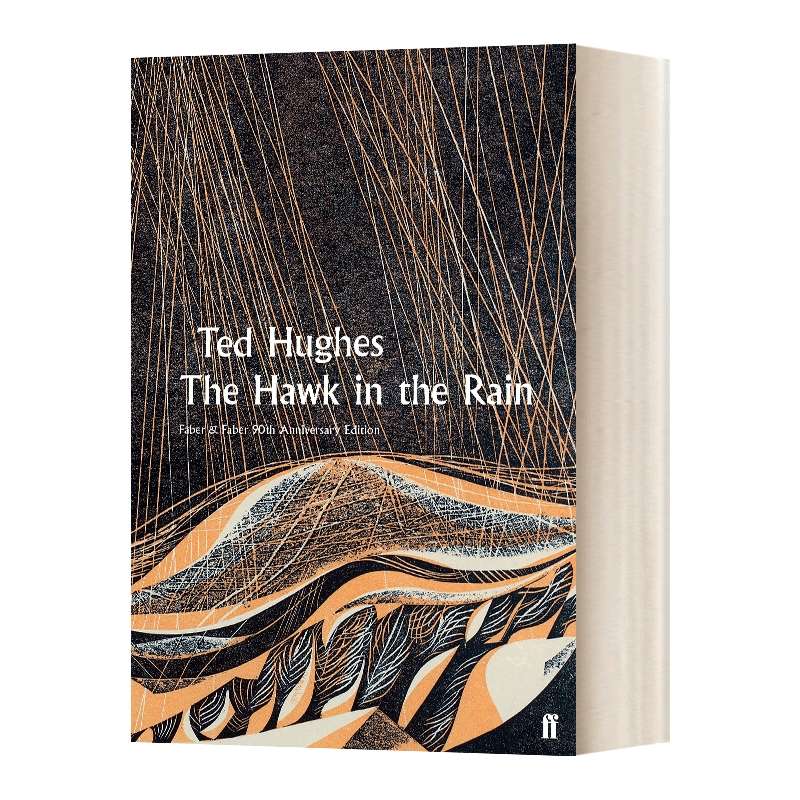 英文原版 The Hawk in the Rain泰德休斯雨中的鹰费伯90周年诗集系列外国诗歌费伯诗歌进口英语书籍