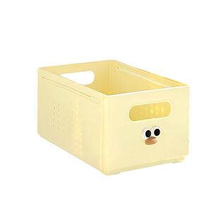 收纳筐可爱家用零食杂物玩具桌面收纳盒厨房橱柜储物篮书本收纳箱