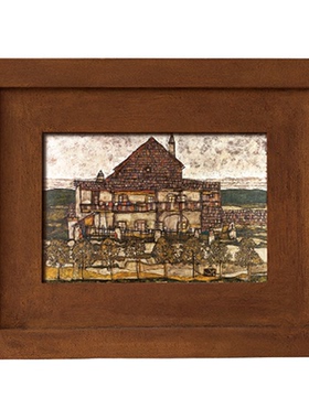 中古风法式复古立体肌理感装饰画