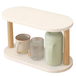 杯子收纳置物架小尺寸桌面窄款水杯架餐边柜高颜值茶杯架子展示架