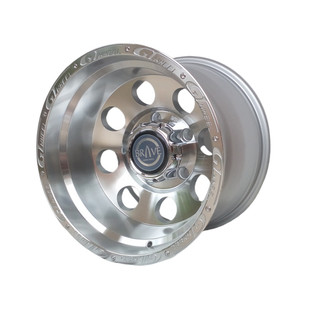 负值-44越野改装轮毂15 16寸圆亮八孔猎豹黑金刚途乐LC80勇士皮卡