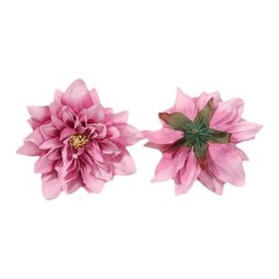 欧式仿真高丽菊花朵花头布花假花 绢花diy材料 头饰配件礼盒装饰