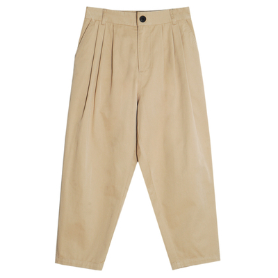 四季神裤日系复古宽松休闲九分裤