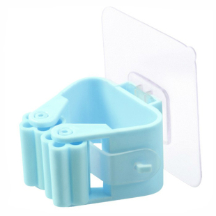 拖把挂钩免打孔拖布扫把挂架卡扣收纳神器整理架卫生间壁挂拖把夹