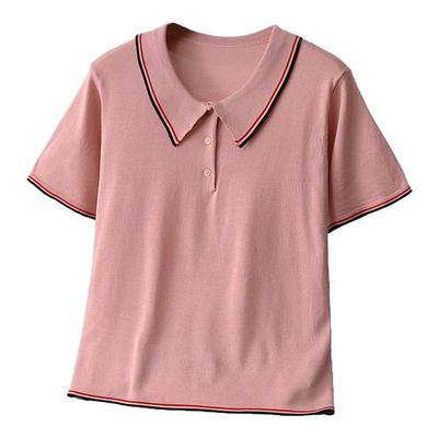 显瘦常规女士韩版长袖拼色T恤