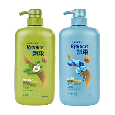 飘柔去屑清爽兰花洗发水1kg*2瓶