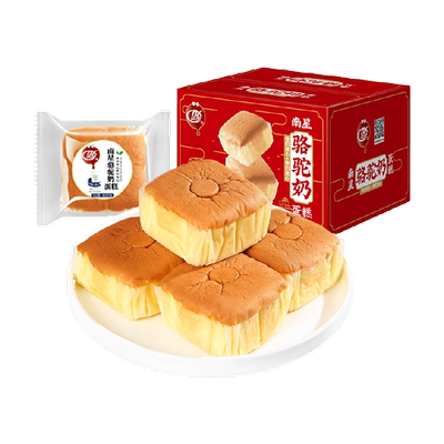 南星骆驼奶蛋糕面包早餐糕点515g