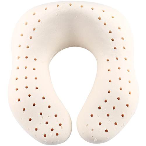 泰国天然乳胶护脖子u型枕午睡旅行枕脖枕颈椎枕飞机枕头u形护颈枕