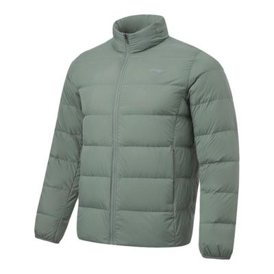 李宁正品男子防风立领羽绒服