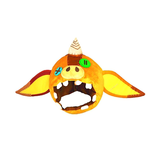 塞尔达传说头套波克布林面具猪猪人头套王国之泪猪猪帽塞尔达cos