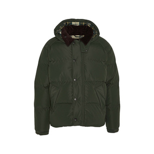 Barbour OS Down Transport男士连帽宽松羽绒服 MQU1799