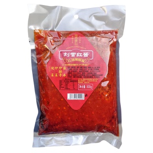 刘营红酱 三台特产辣椒酱 绵阳米粉炒料中餐火锅专用酱料调料500g
