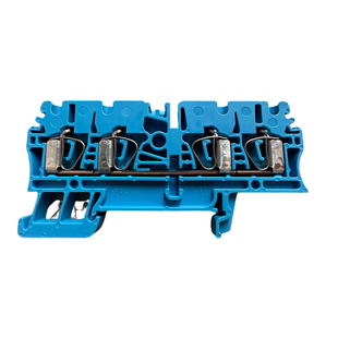 ZDU 2.5/4AN BL 魏德米勒两进两出弹簧式蓝色接线端子 1608580000