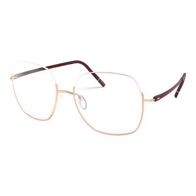 Silhouette诗乐眼镜框时尚男女士下半框镜架可配近视4566