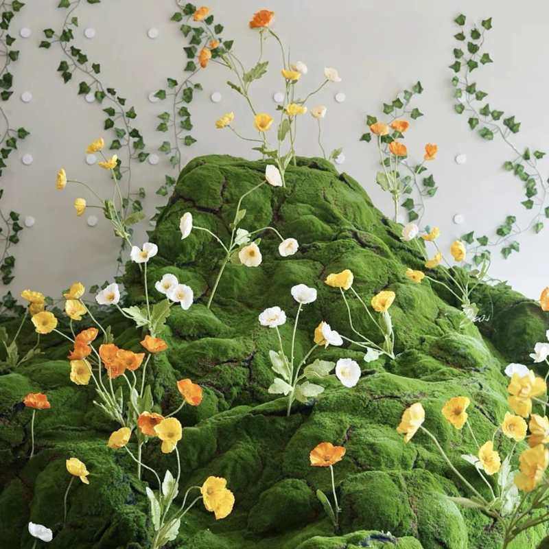 高仿真苔藓草皮景观摄影假草坪人工青苔照相馆店铺造景装饰地毯