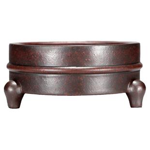 菖蒲盆陶瓷绿植花盆宜兴紫砂花盆多肉肉菖蒲老桩盆景盆三足盆包邮