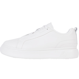 利郎官方 牛皮革低帮板鞋男士2025秋季新款休闲易搭配系带小白鞋