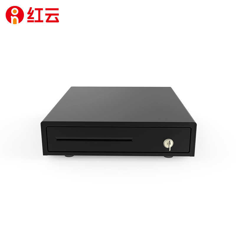 红云收银机配件收钱箱超市钱箱收银台收款箱收钱柜抽屉式现金盒子