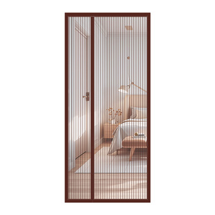 侧开款金刚网2025夏季新加密强力磁吸家用静音防蚊门帘自粘免打孔