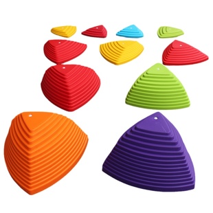 彩虹过河石过平衡木感统训练器材幼儿园儿童户外教具踩踏玩具器械