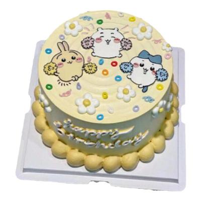 Chiikawa吉伊卡哇蛋糕糯米纸打印