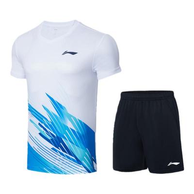 李宁男女同款速干羽毛球服套装