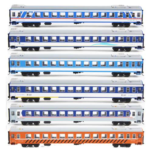 火车花园1/87中国铁路YZ25G客运车厢硬座25G折页门成品火车模型HO