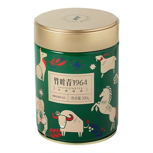 竹叶青1964一级茶叶2026新茶高山绿茶口粮卷曲形绿茶口粮罐装100g