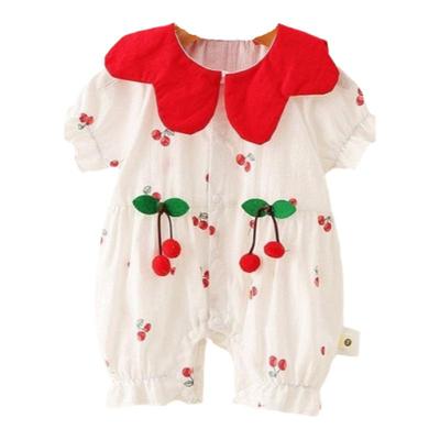 夏季新款女宝宝连体衣超萌可爱