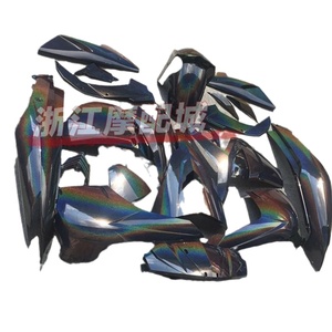 骠骑电动车配件改装外壳骠骑摩托车七彩改装电摩烤漆件镭射外壳