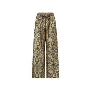 【正品授权】INTO THE EAST 26春夏 棕榈卷草系带休闲裤 设计师