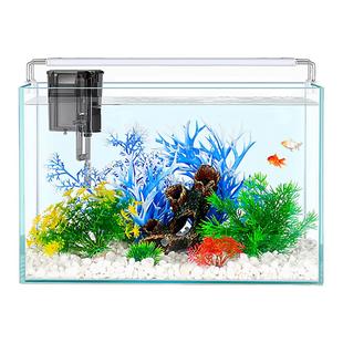 顺丰到家2026新款小型金鱼缸玻璃缸长方形家用客厅裸缸生态水族箱