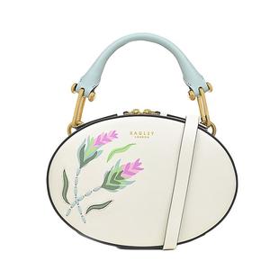 Radley24SS新品英国奢品牛皮手提小圆包斜挎包文艺印花约会出街