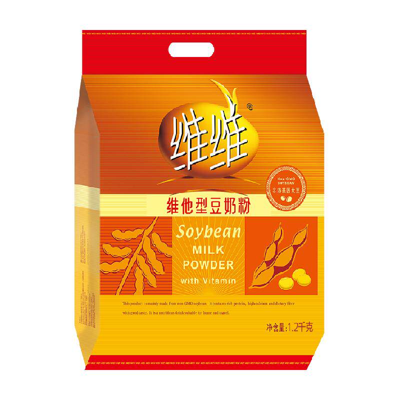 维维营养早餐维他豆奶粉非转基因豆奶粉1200g早餐好搭档健身代餐
