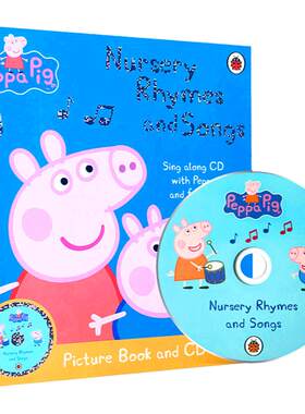 小猪佩奇 幼儿园经典韵文童谣 英文原版绘本 Peppa Pig Nursery Rhymes and Songs with CD 粉红猪小妹儿歌童谣 进口英语书籍