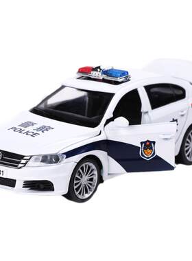 嘉业132仿真大众六开门公安警车