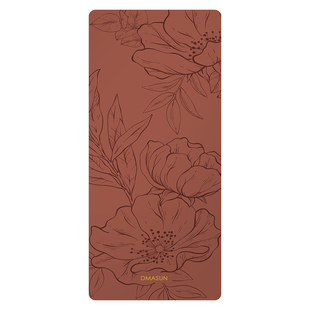 DMASUN「花屿」椰壳磨砂天然橡胶瑜伽垫健身专业防滑减震家用pu垫