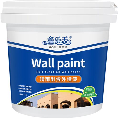 外墙漆防水防晒白彩色室外卫生间油漆抗裂耐久乳胶漆涂料