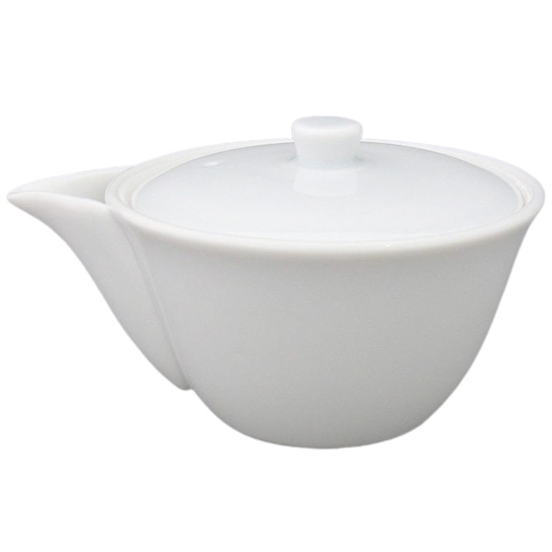 白瓷宝瓶茶壶日式美浓烧简约