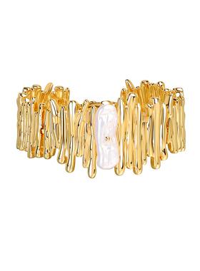 周震南同款黑鱼岛巴洛克珍珠手镯