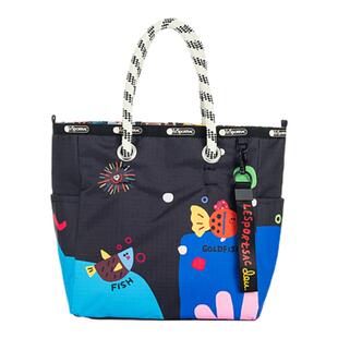 LeSportsac乐播诗新款逗鸭系列可爱通勤上班手拎包双面托特包