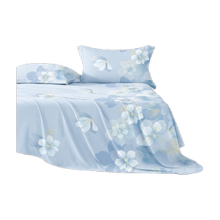 博洋家纺纯棉全棉A类印花床单单件100夏季学生宿舍单双人被单新品