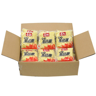 寿桃牌车仔面不带酱包整箱30包 711港式方便面非油炸鲜面速食泡面