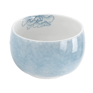 叁旬手绘蝶恋花主人杯单杯陶瓷喝茶杯个人专用大号品茗杯功夫茶具