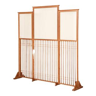 祥福新中式家用屏风隔断客厅遮挡办公室酒店茶室座式山水古风屏风