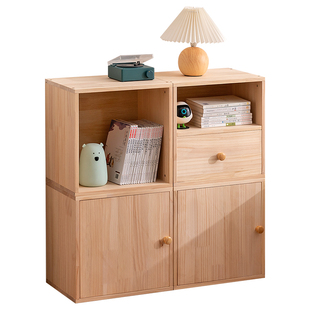 床头柜置物架小型柜子简约现代实木卧室出租房儿童家用简易收纳柜